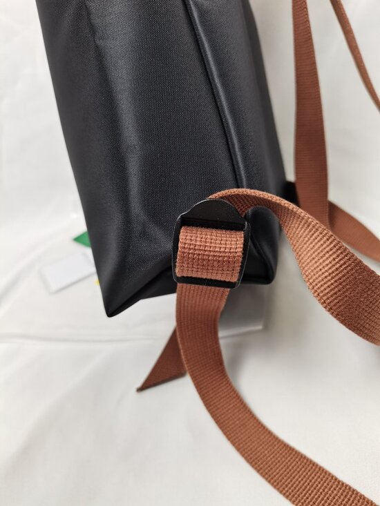 Longchamp Nylon Foldable Waterproof Travel Bag Backpack In Black main image 4